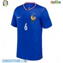 Camisa de time de futebol França Eduardo Camavinga #6 Replicas 1º Equipamento Europeu 2024 Manga Curta